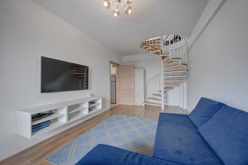 Oltenitei, Runcu, penthouse urban cu terasa de 58 mp, 2 camere, comision 0%