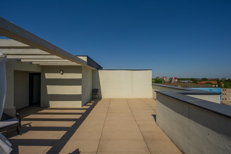 Oltenitei, Runcu, penthouse urban cu terasa de 58 mp, 2 camere, comision 0%